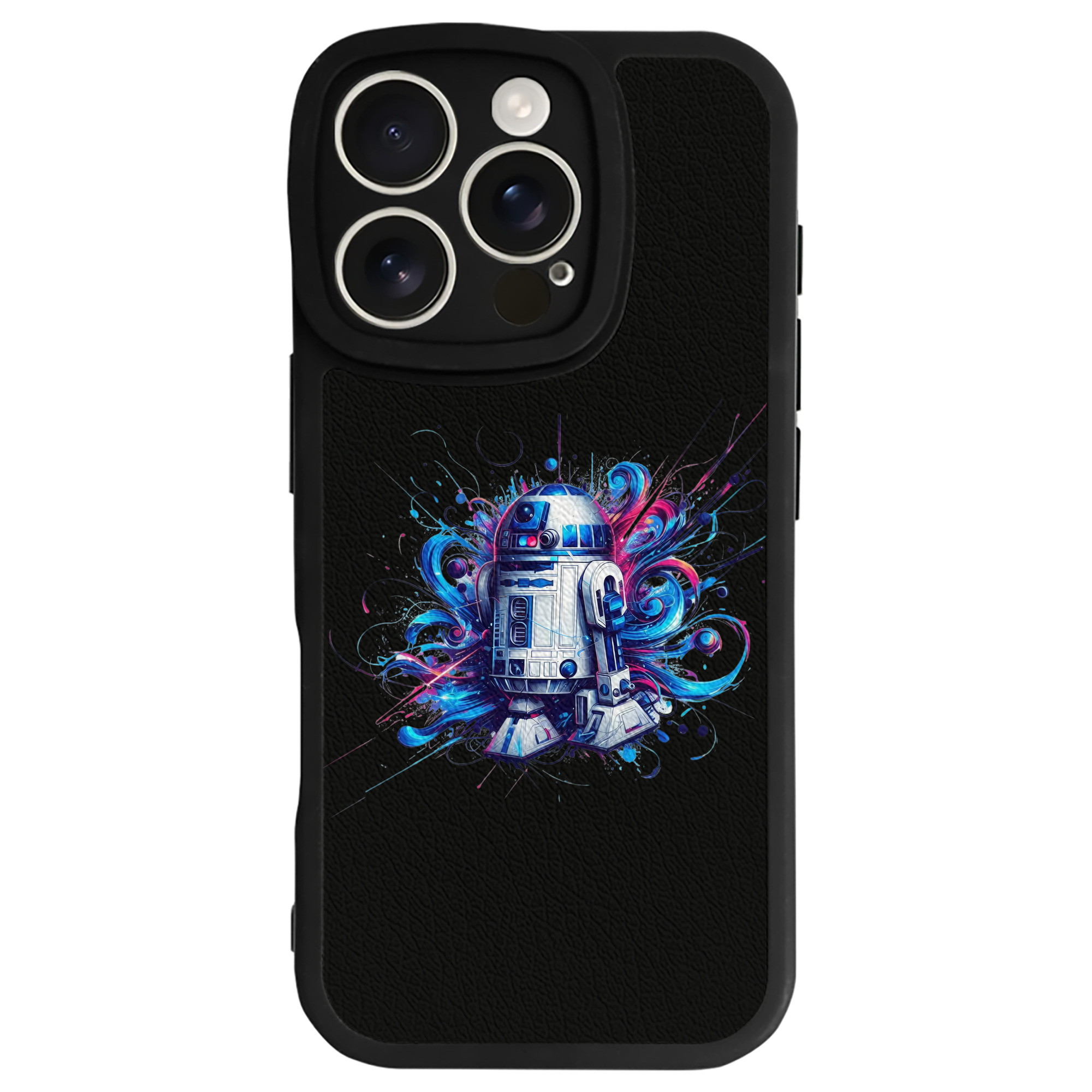 （画像用） スター・ウォーズ Star Wars 【iPhone 16シリーズ対応】シリコンスマホケース（レザー調） 材質：シリコン